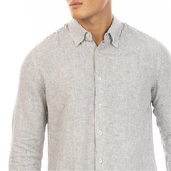 Peter Werth Mens Rascoe Collared Long-Sleeved Button-Down Shirt