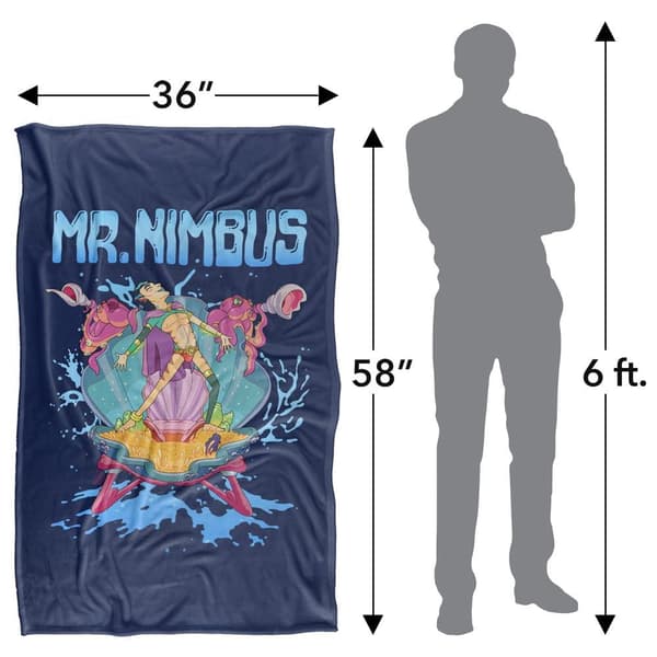 Rick And Morty Mr. Nimbus Soft Touch Blanket