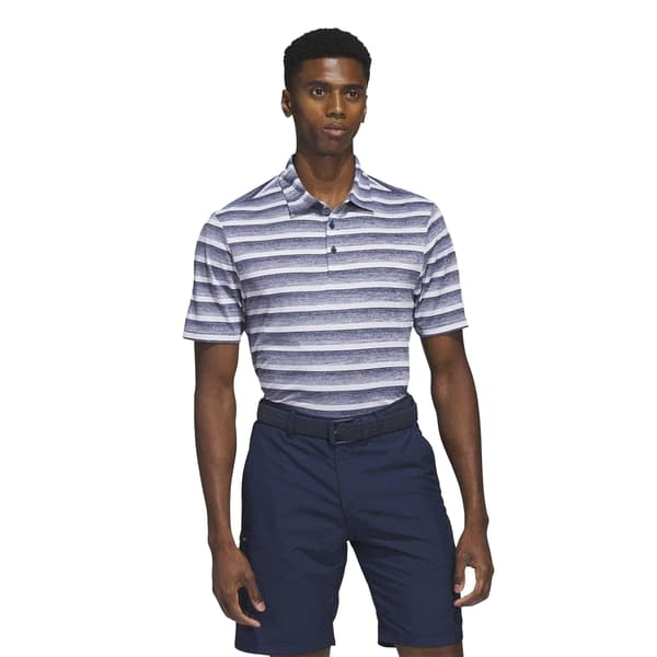 Adidas miesten raidallinen golfpoolopaita
