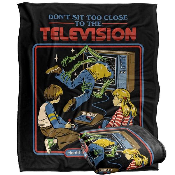 Steven Rhodes Don´t Sit Too Close Soft Touch Blanket