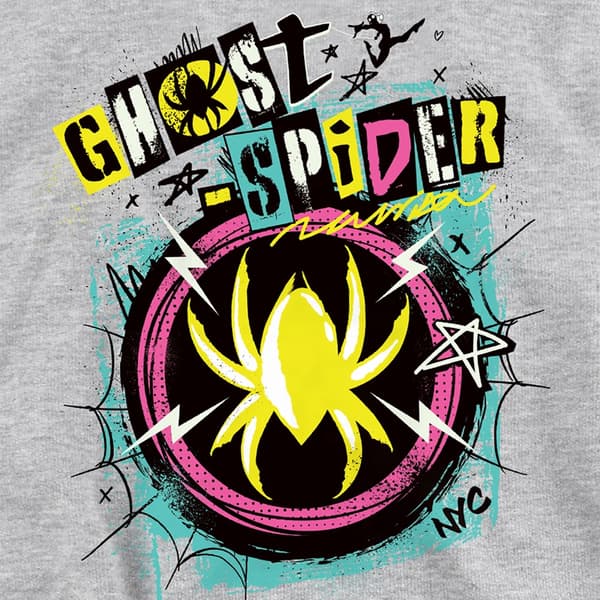 Marvel Lasten Ghost-Spider Punk Logo Huppari