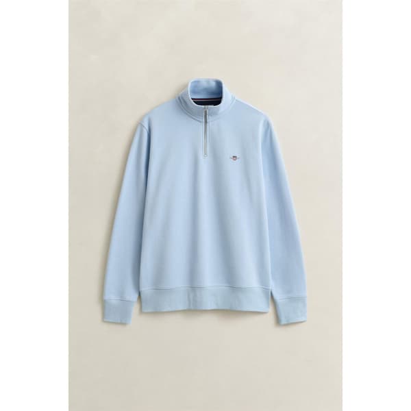 Gant Herr Half Zip Tröja med Broderad Logotyp