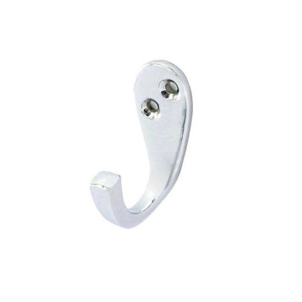 Securit viktoriansk klädkrok i krom (2-pack)