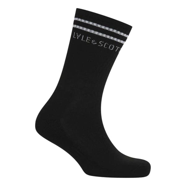 Lyle & Scott Herrstrumpor med text (3-pack)