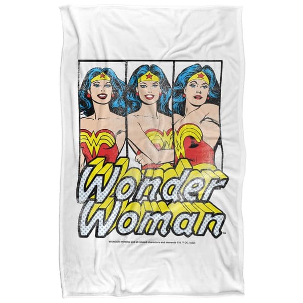 Wonder Woman Panels Soft Touch Blanket
