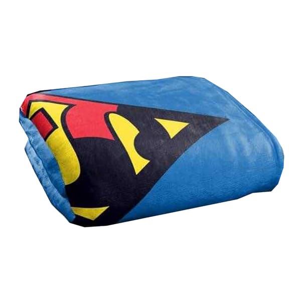 Superman 1993 Shield Soft Touch Blanket
