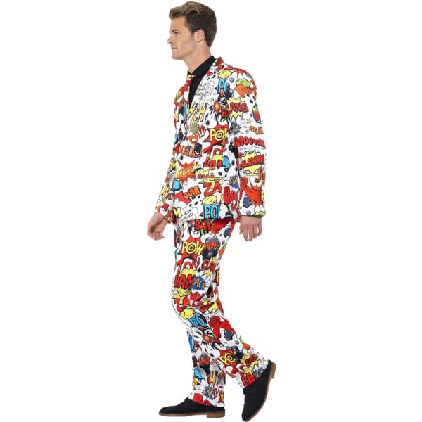 Smiffys Mens Comic Strip Costume Suit