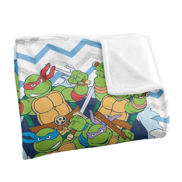 TMNT Package Burst Silky Supersoft Blanket