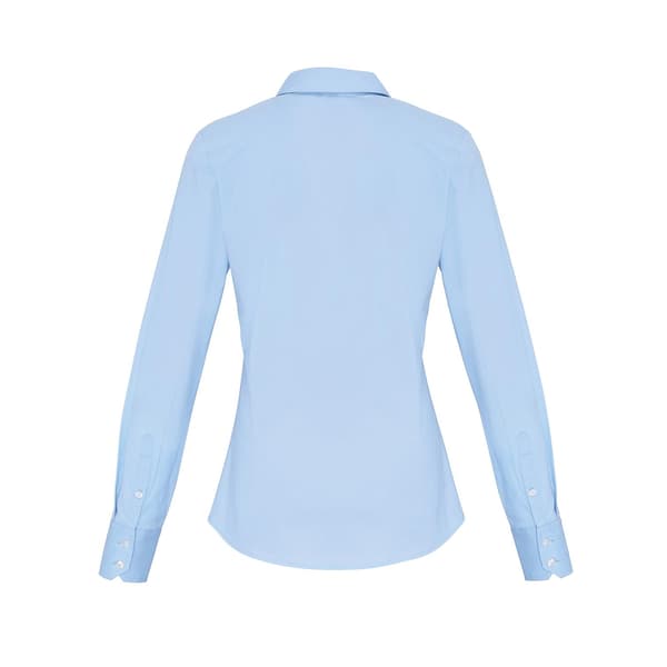 Premier Dam/Dam Stretch Fit Poplin Långärmad Blus