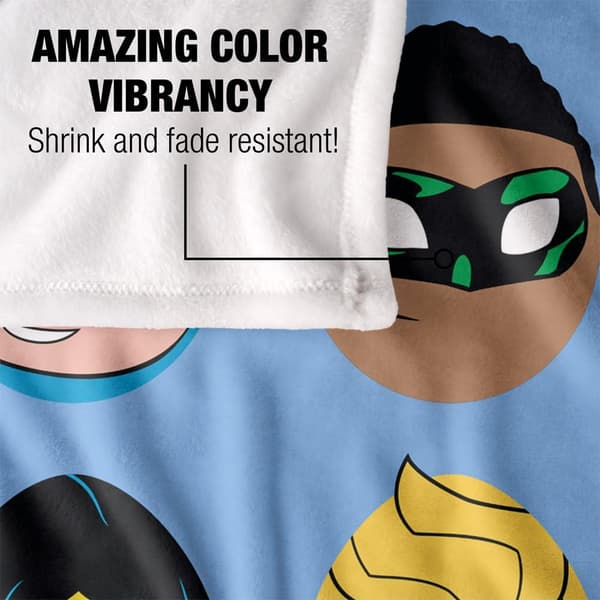 DC Comics Super Friends Easter Egg Blanket