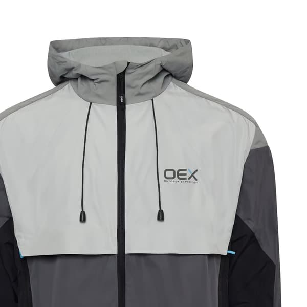 OEX Mens Repel 2.0 Colour Block Waterproof Track Jacket