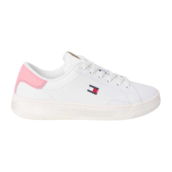Tommy Jeans Womens/Ladies Script Leather Trainers
