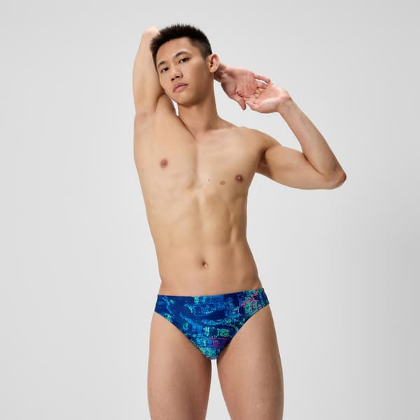 Speedo Mens Mosaic Endurance+ Briefs