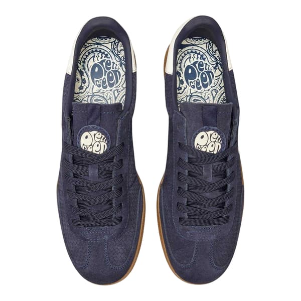 Pretty Green Mens Ramblas Suede Trainers