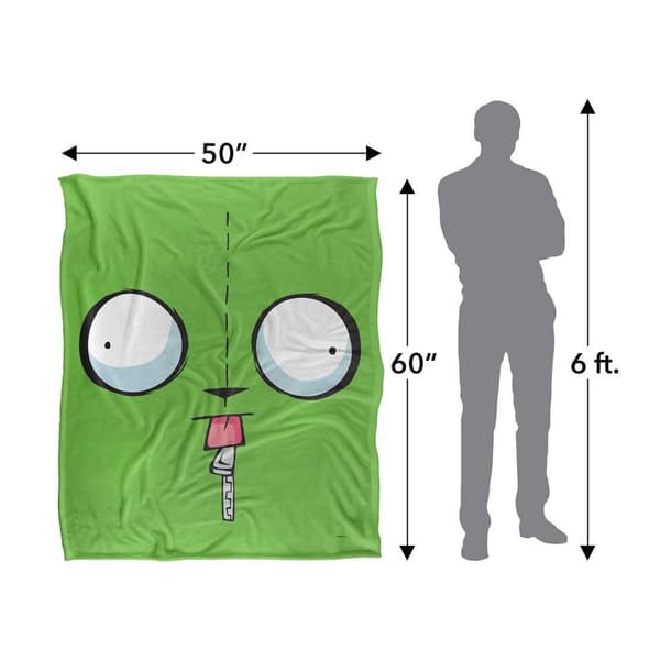 Invader Zim Silky Face Gir Supersoft-peitto