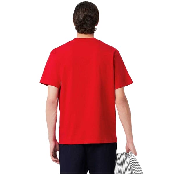 Lacoste Herr T-shirt med broderad logotyp