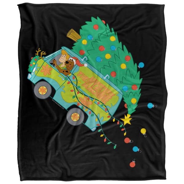 Scooby Doo The Mystery Machine Soft Touch Christmas Blanket