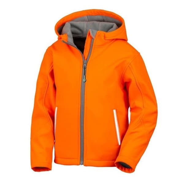 Result Core Kids Unisex Junior Hooded Softshell Jacket