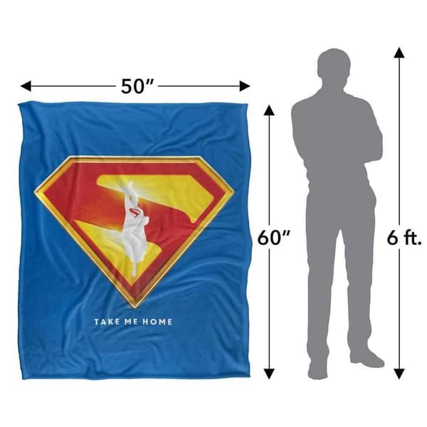 Superman Take Me Home Throw