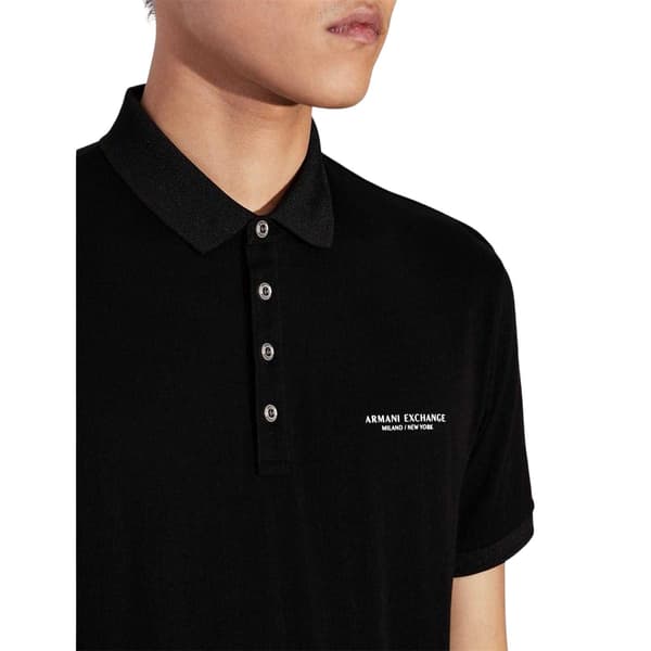 Armani Exchange Pikétröja i bomull för män