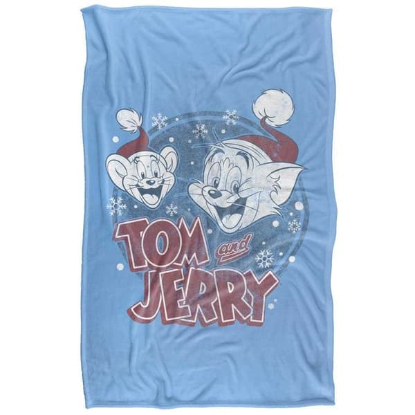 Tom och Jerry Tomteluva Julfilt