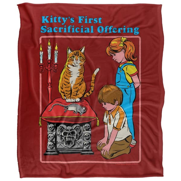 Steven Rhodes Kittys First Offering Soft Touch Blanket