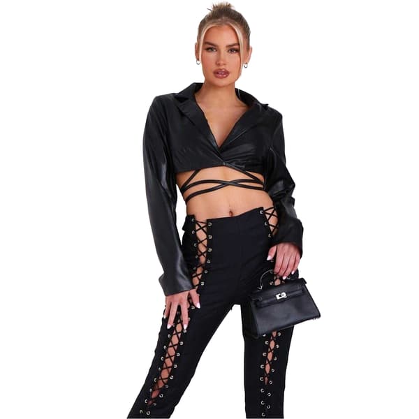 Missy Empire Blazer i PU för damer