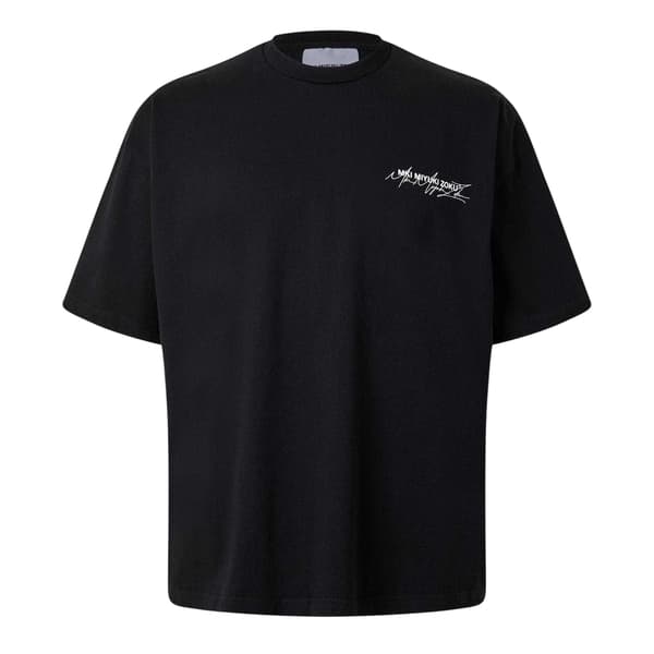 MKI MIYUKI ZOKU Miesten Script Oversized T-paita