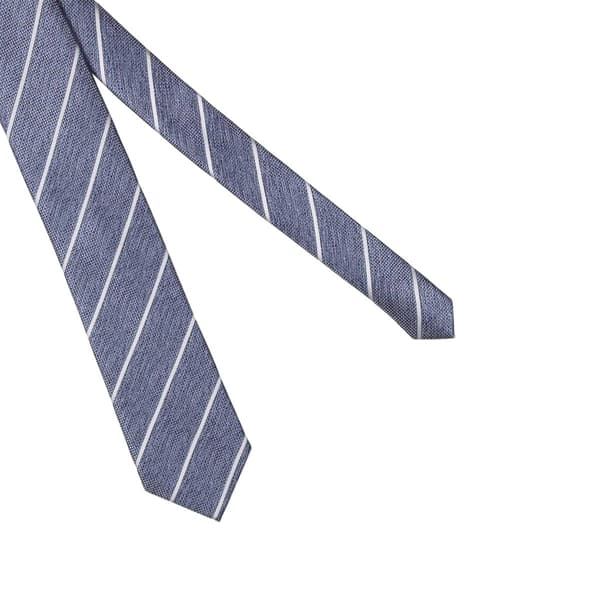 Twisted Tailor Contrast Striped Tie