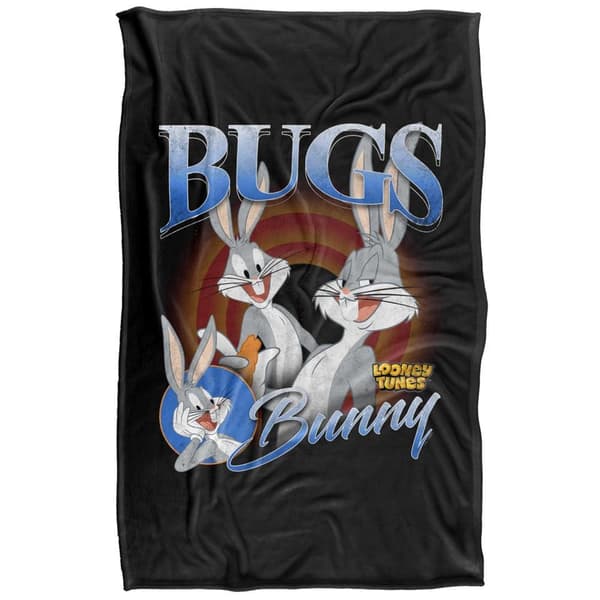 Looney Tunes Bugs Bunny Bootleg Soft Touch Blanket