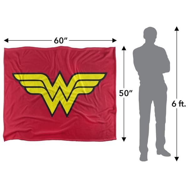 DC Comics Logo Wonder Woman Blanket