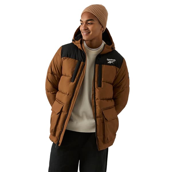 Reebok Herr Enfärgad Pufferjacka