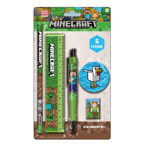 Minecraft Essential Chicken Stationery Set