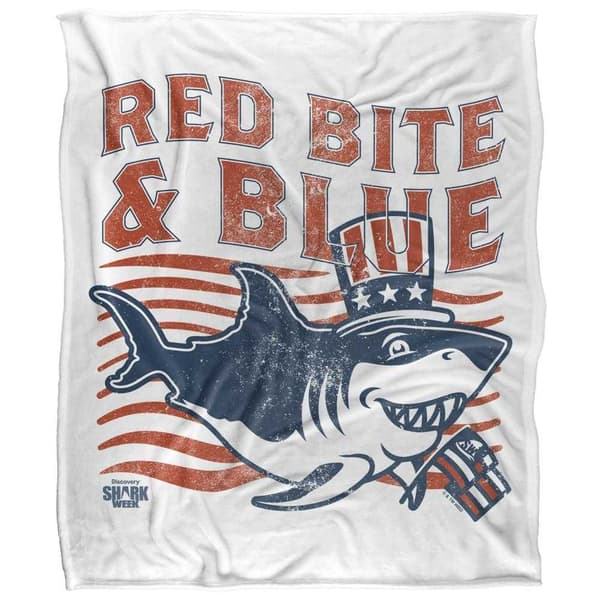 Shark Week President pehmeä peitto