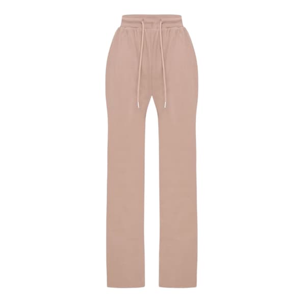 I Saw It First Ribbade Sweatpants med vida ben för damer