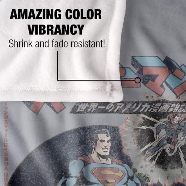 Superman Retro Japanese Blanket