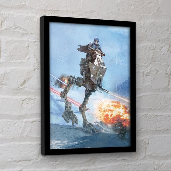 Star Wars: The Mandalorian AT-RT Framed Poster