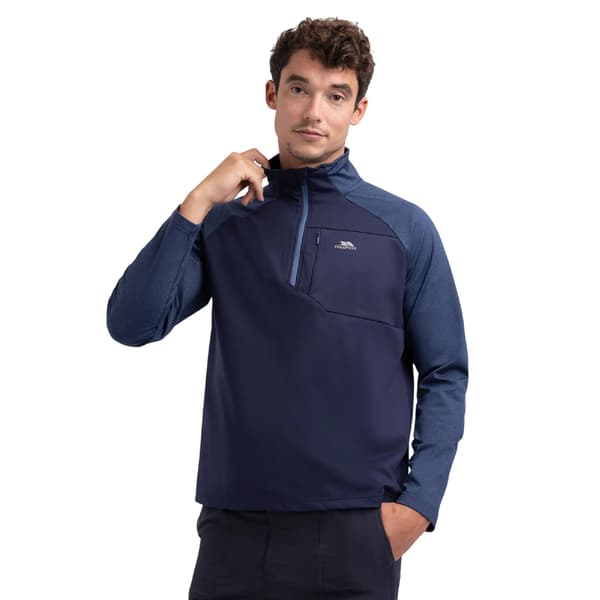 Trespass Mens Eric Quarter Zip Active Top