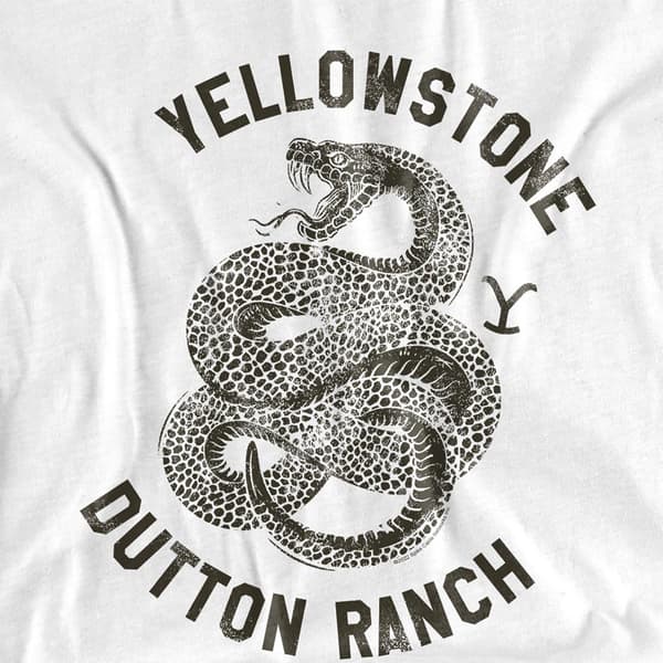 Yellowstone Unisex Vuxen Dutton Ranch Orm T-shirt