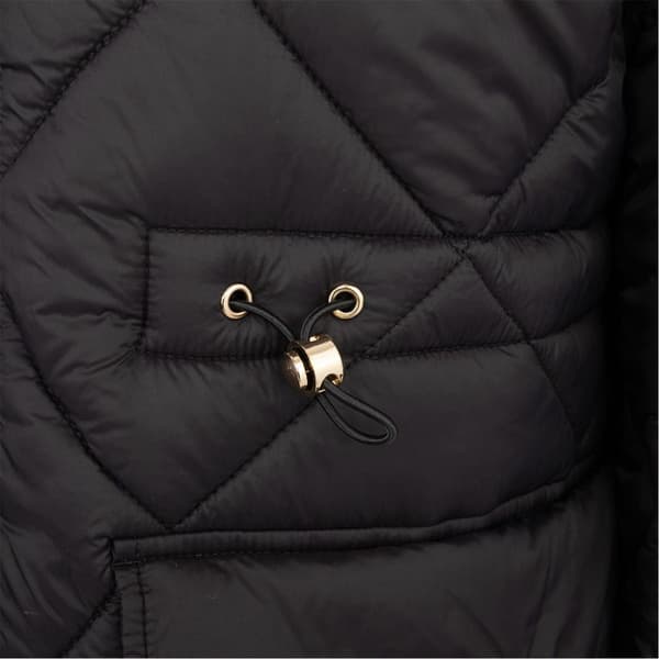 Firetrap Dam Diamond Quilt Lång Jacka