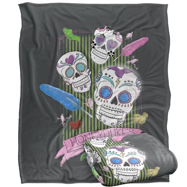 Harry Potter Honeydukes Skulls Blanket