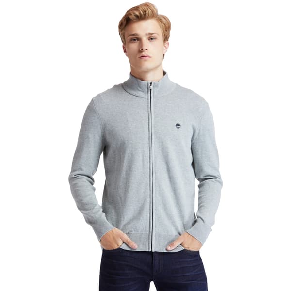 Timberland Mens Full Zip Regular Sweater Top