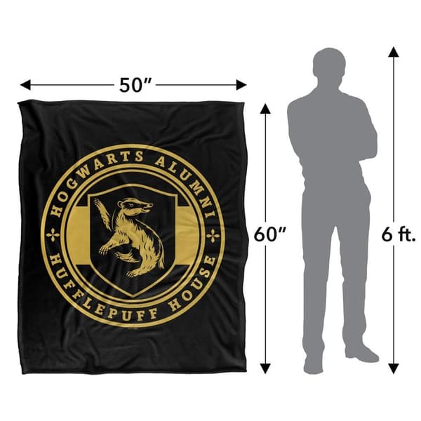 Harry Potter Hogwarts Alumni Hufflepuff Blanket