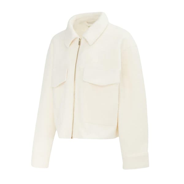 Firetrap Dam Teddyfleece Kort Jacka