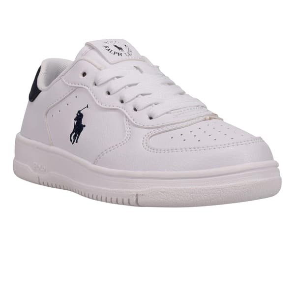 Ralph Lauren Childrens/Kids Masters Leather Flat Trainers
