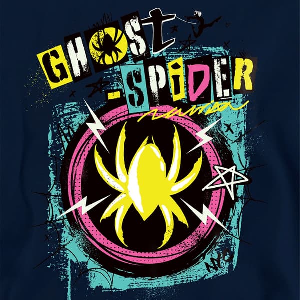 Marvel Lasten Ghost-Spider Punk Logo Huppari