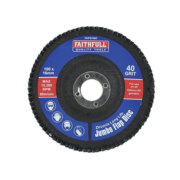 Faithfull Abrasive Jumbo Flap Disc