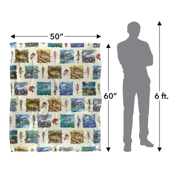 JQ Licensing Silky Fish Supersoft Blanket