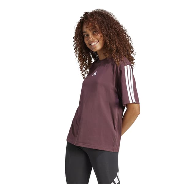 Adidas naisten Essentials 3 Stripes T-paita