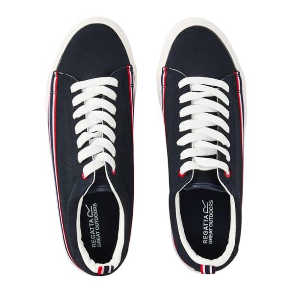 Regatta Mens Leather Low Cut Flat Trainers